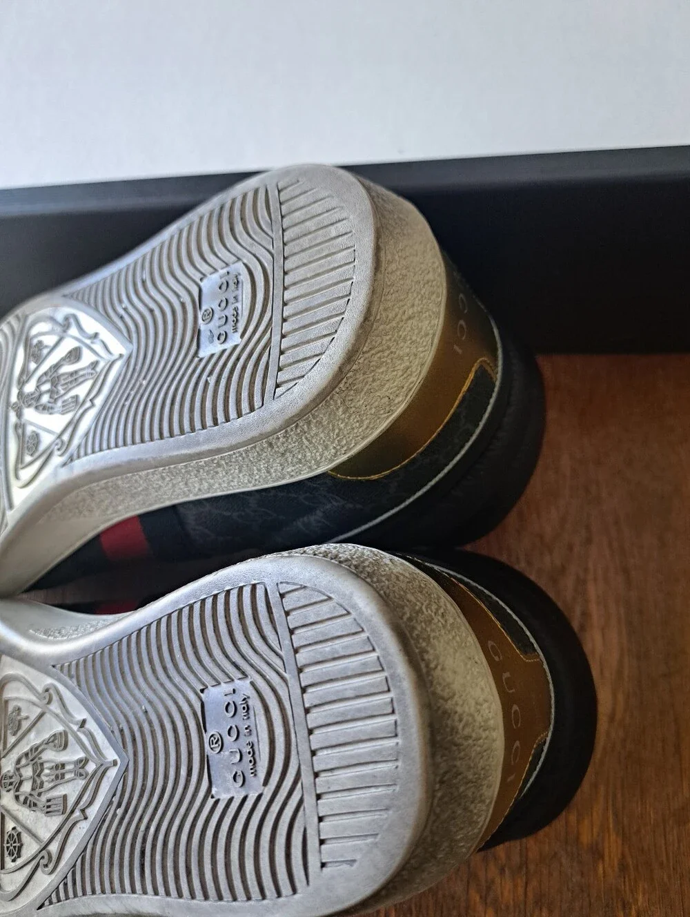 Gucci Ace High Top Sneakers (Authentic)